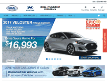 Tablet Screenshot of idealhyundai.com